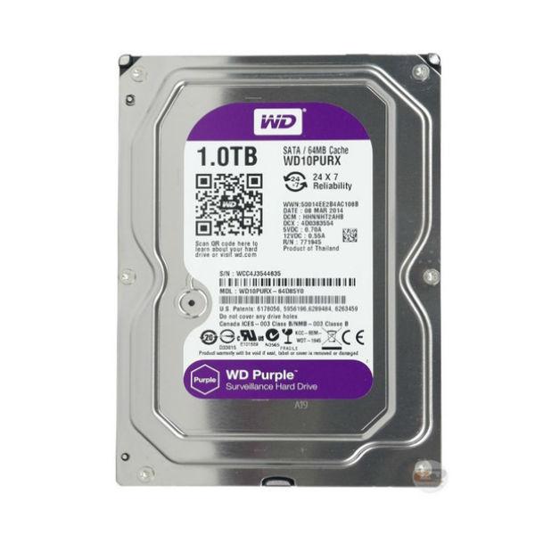 Ổ cứng Camera WD Purple 1TB - Ổ cứng HDD Western Digital 10PURX 1TB bảo hành 24 tháng