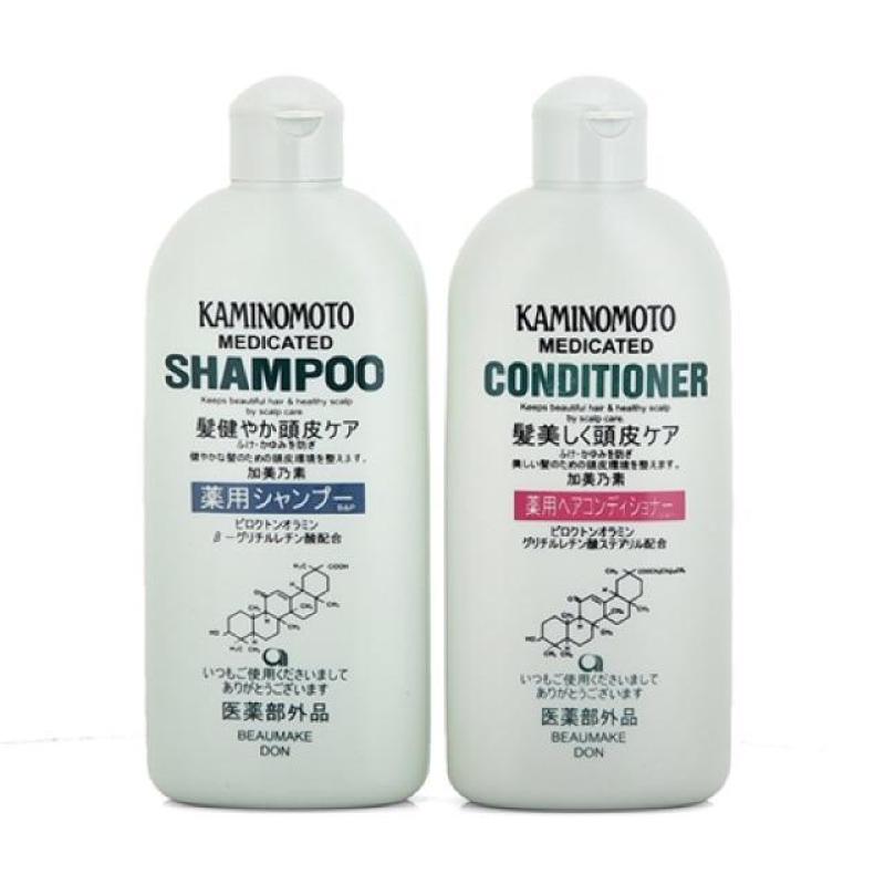 Bộ dầu gội và dầu xả kích thích mọc tóc Kaminomto Nhật Bản nhập khẩu