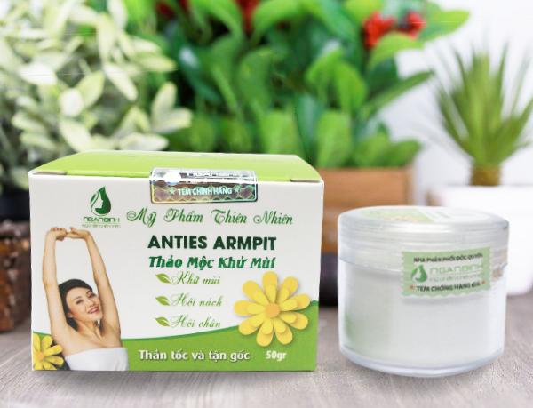 02 Hộp Khử Mùi Hôi Nách- Hôi Chân-Khô Thoáng-Giảm Thâm Đen Ngân Bình