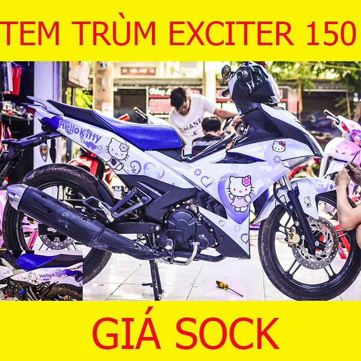 Tem Trùm Xe Exciter 150 Hello Kitty