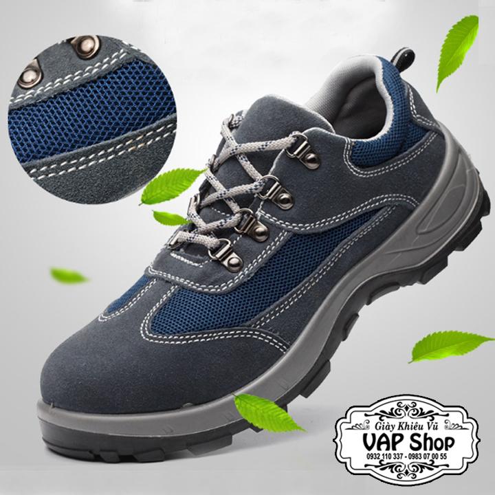Giày bảo hộ thời trang màu xám size 39/ có đủ size từ 39 đến 43
