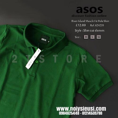 [4.4 HOÀN TIỀN 15%][HCM]ÁO THUN NAM CỔ TRỤ ASOS XUẤT KHẨU - 2T STORE