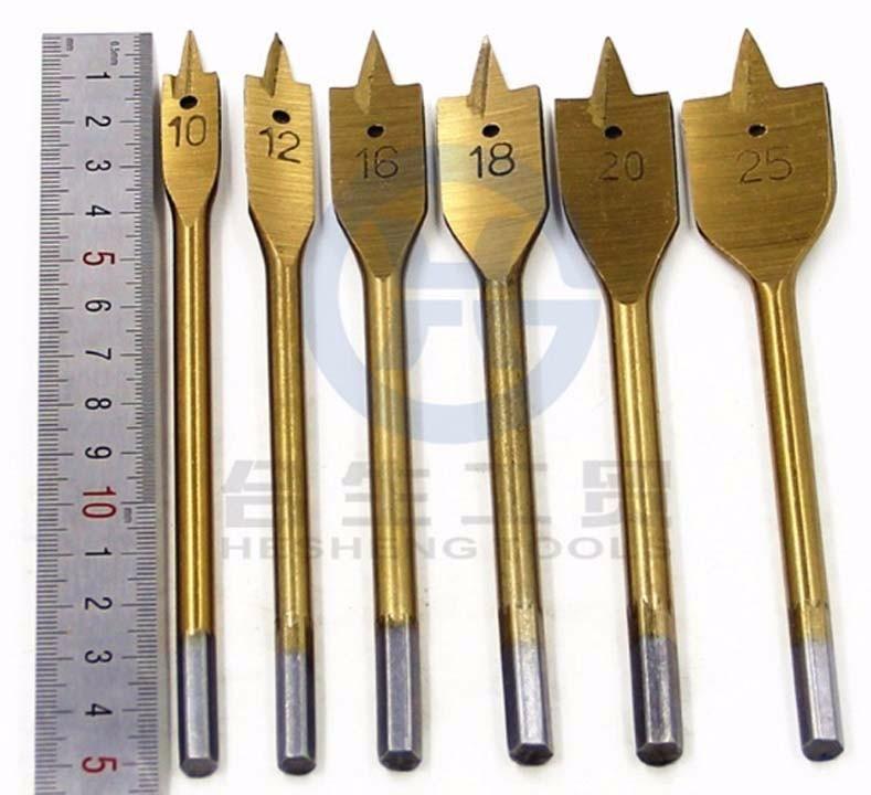 Bộ 6 mũi khoan khoét gỗ đuôi cá chuyên dụng