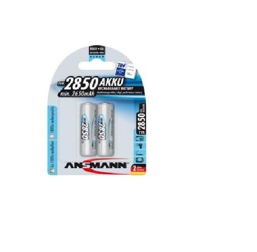 Vỉ 02 pin sạc ansmann aa 2850mah