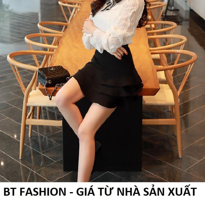 [HCM]Chân Váy Xòe Lưng Thun Duyên Dáng Thời Trang Hàn Quốc - BT Fashion (VA03 - 3 Tầng)