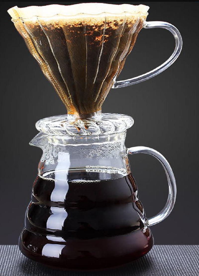Bình pha cafe Drip Coffee 500ml thủy tinh