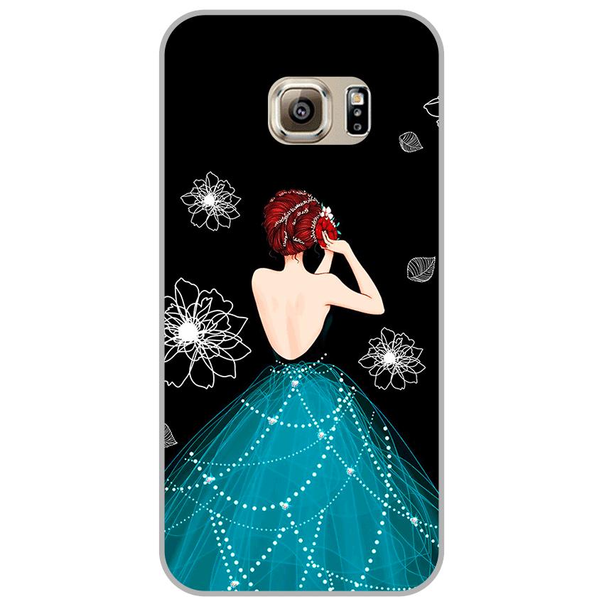 Ốp lưng điện thoại samsung galaxy s7 edge - 01071 0105 girl04 - silicon dẻo