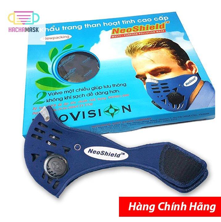 [HCM]Khẩu Trang Lọc Bụi NeoShield Cao Cấp Hàng Chính Hãng Neovision - Đeo Qua Gáy & Có Van Thở