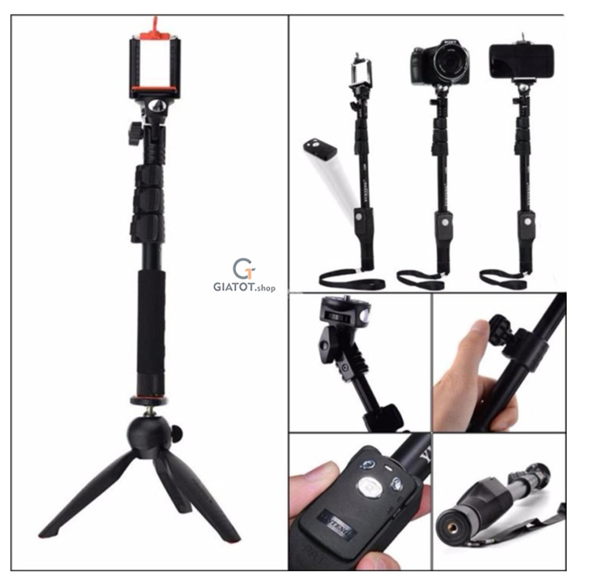 Bộ đôi gậy chụp hình YT 1288 + Giá đỡ 3 chân YunTeng YT228