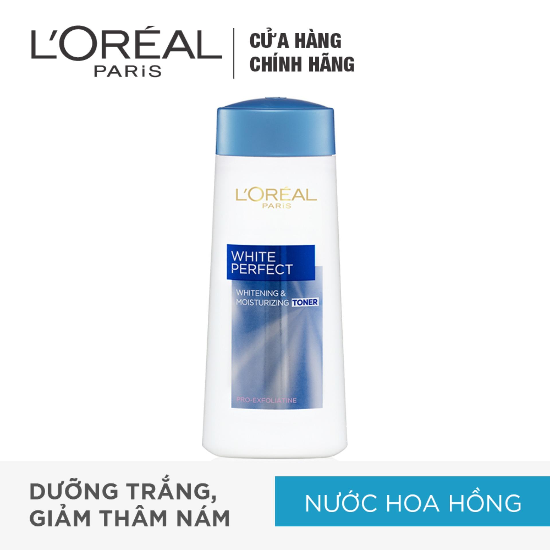 Nước hoa hồng se khít lỗ chân lông và trắng mịn da LORÉAL White
Perfect 200ml