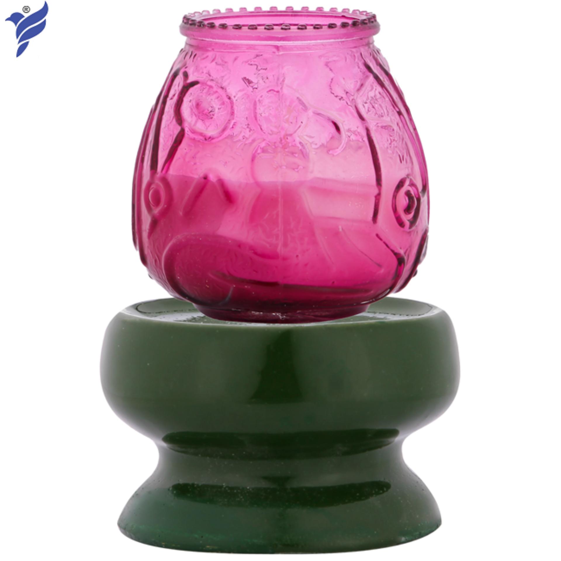 Hũ nến thơm hình búp sen đế gốm miss candle ftramart nqm1984.dg