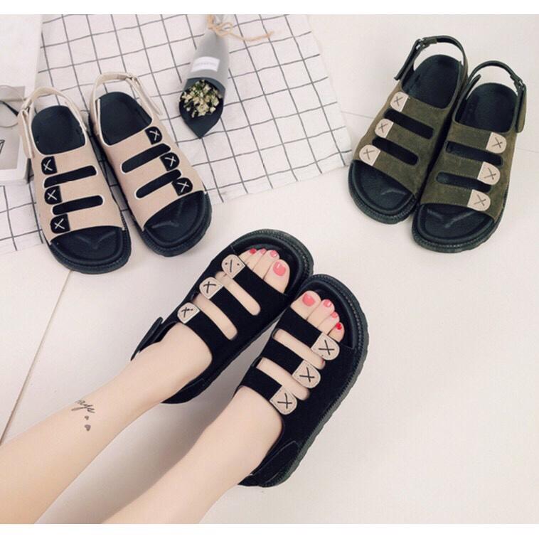 Sandal nữ học sinh 3 quai ngang