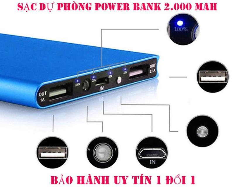 Giá box sạc dự phòng.PPK 006.Mua Ngay Pin Dự Phòng, Sạc Dự Phòng Power Bank 20000Mah, Sạc nhanh,Dung Lượng Pin trâu khủng ,BH UY TÍN 1 ĐỔI 1