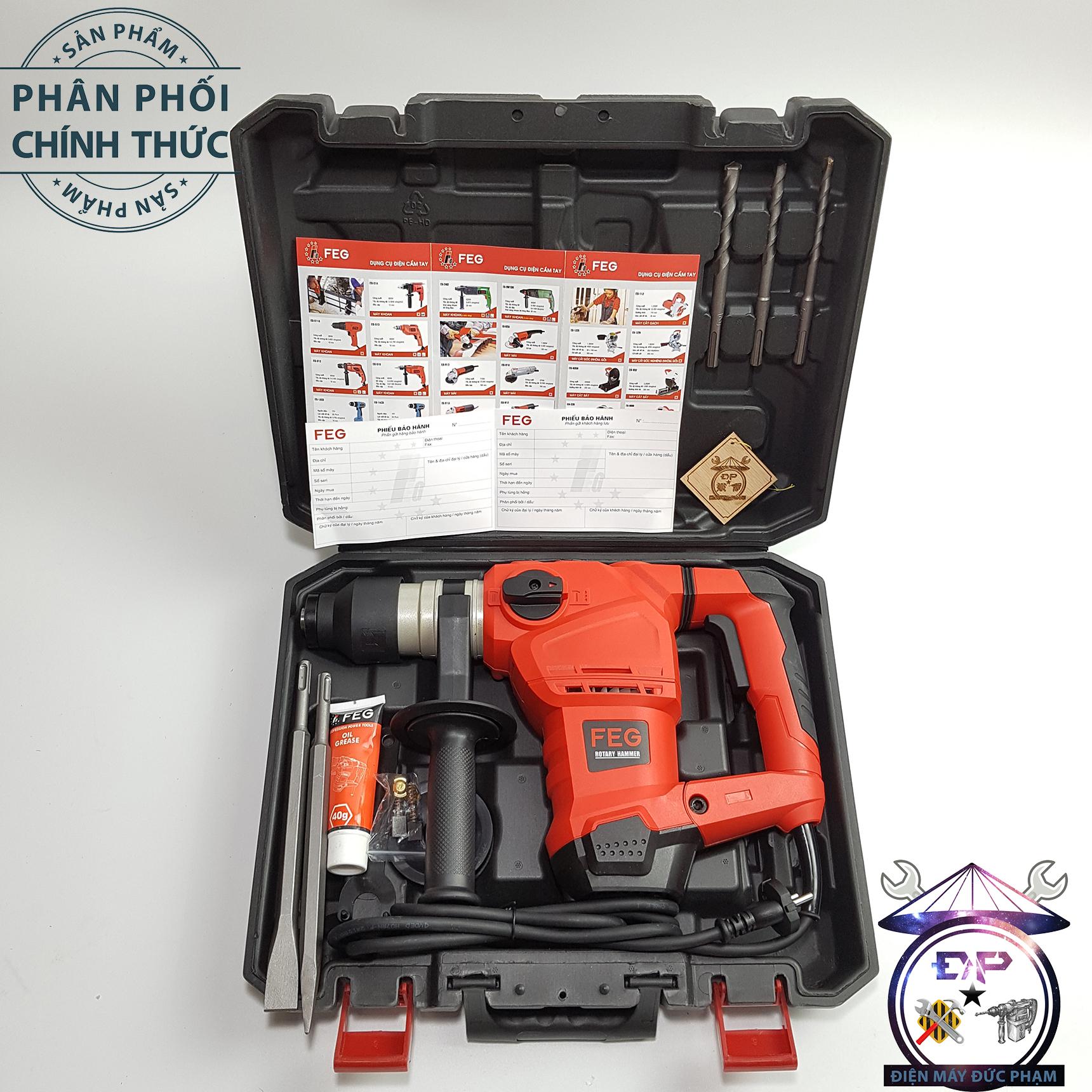 Máy khoan đục bê tông FEG-560-1500W 32mm ( công ty bảo hành 6 tháng )