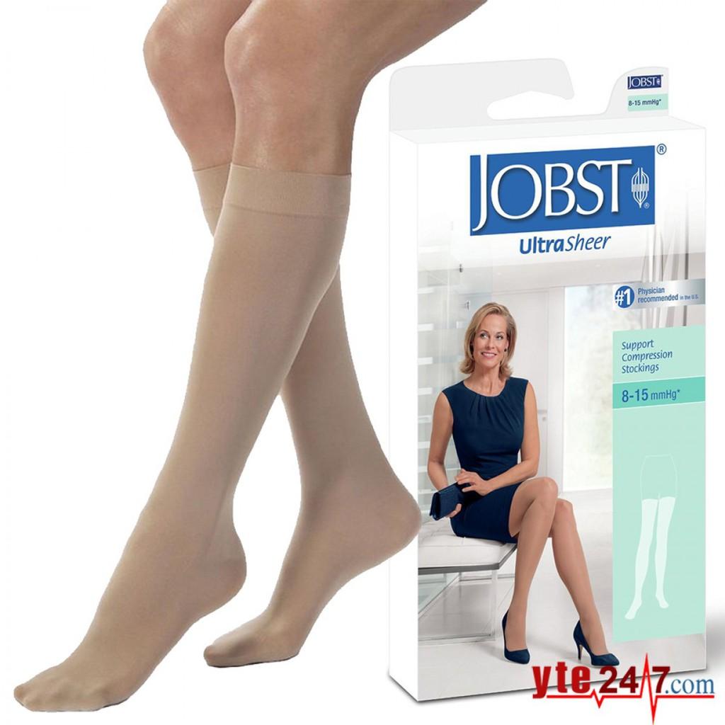 (tất tĩnh mạch) Vớ Y Khoa Jobst Chống Suy Giảm Tĩnh Mạch gối - Made in USA