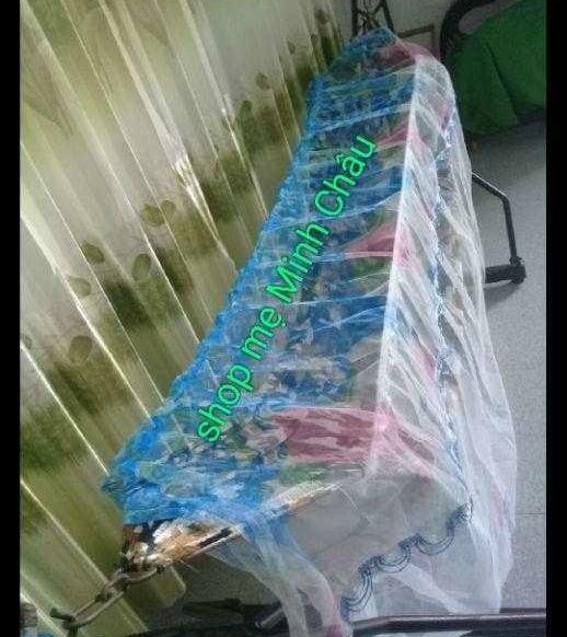 Mùng ngũ võng cho bé và mẹ [rộng, thông thoáng loại 1]
