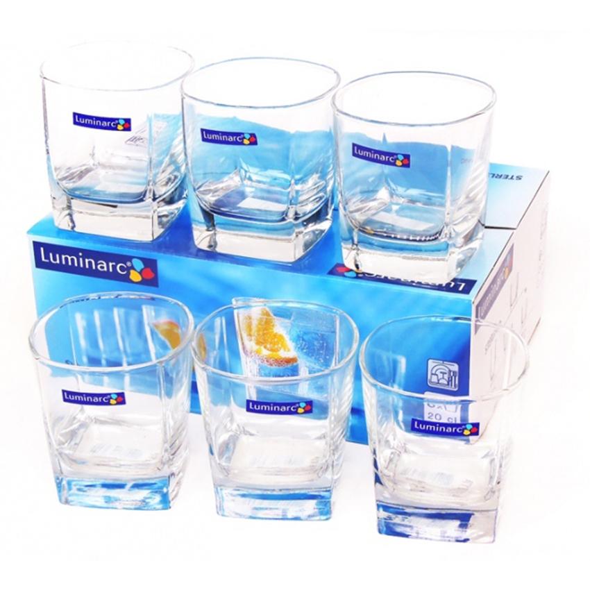 Bộ 6 ly thủy tinh thấp luminarc sterling 200ml g2516