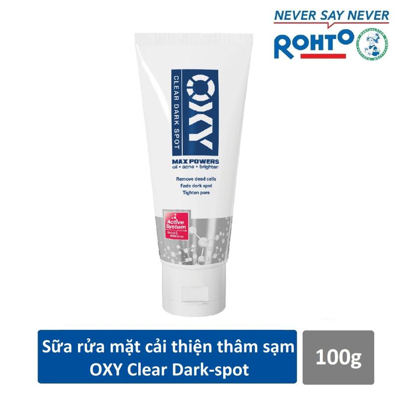 Sữa rửa mặt cải thiện thâm sạm Oxy Clear Dark Spot 100g + Tặng Vớ OXY cực cool