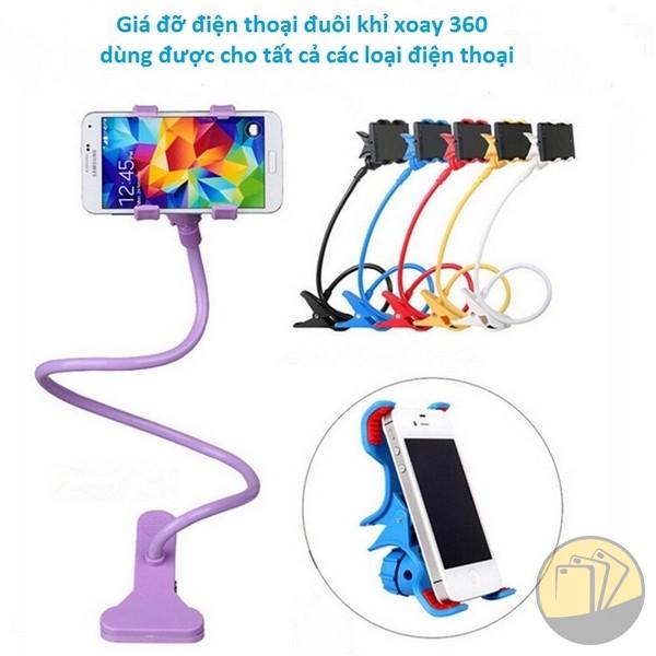 Kẹp đuôi khỉ dành cho điện thoại, ipad máy tính bảng