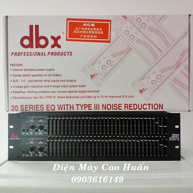 Bộ điều chỉnh tần số âm thanh equalizer DBX 2231