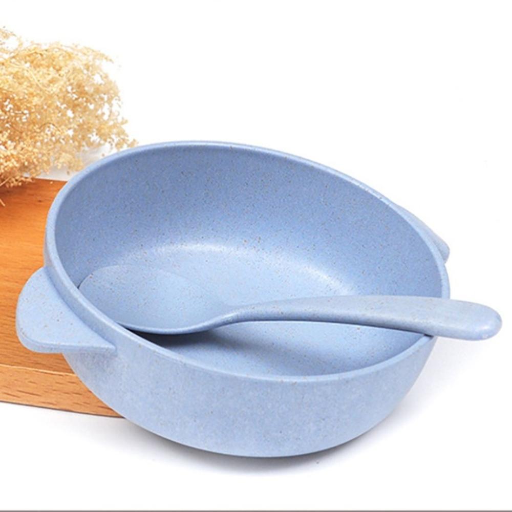 Bát ăn trẻ em Kèm Thìa chất liệu lúa mạch KamiHome
