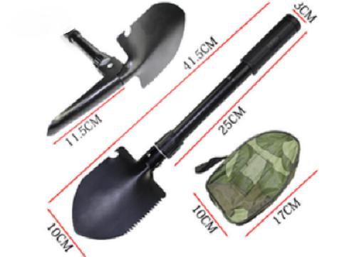 Bộ cuốc xẻng du lịch 4 in 1 đen