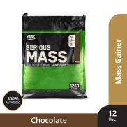 Thực phẩm bổ sung Optimum Nutrition Serious Mass Chocolate 12 lbs tặng