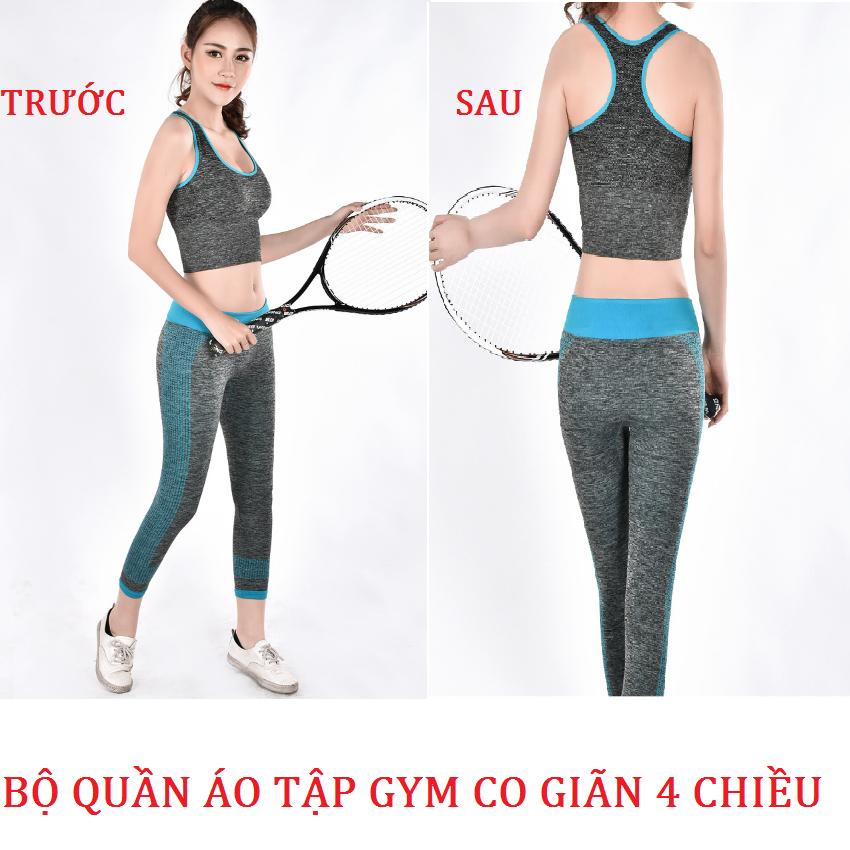 Set bộ quần + áo tập gym thời trang cao cấp