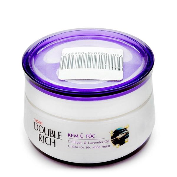 Kem ủ dưỡng mượt tóc double rich 150g tím