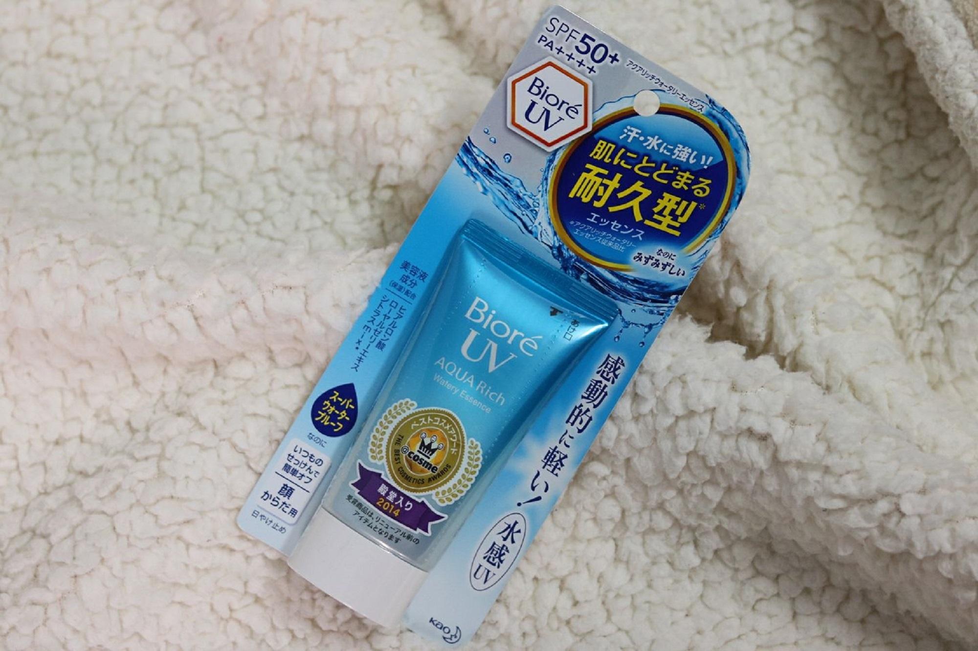 Kem chống nắng biore aqua rich watery essence spf50+/pa++++