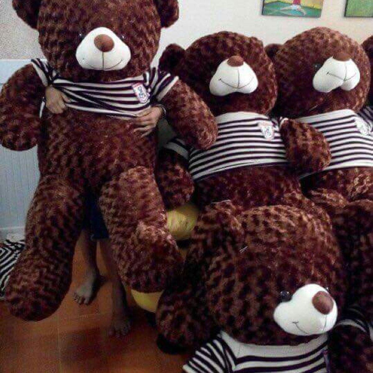 Gấu bông Teddy CAO 1M màu nâu cao cấp