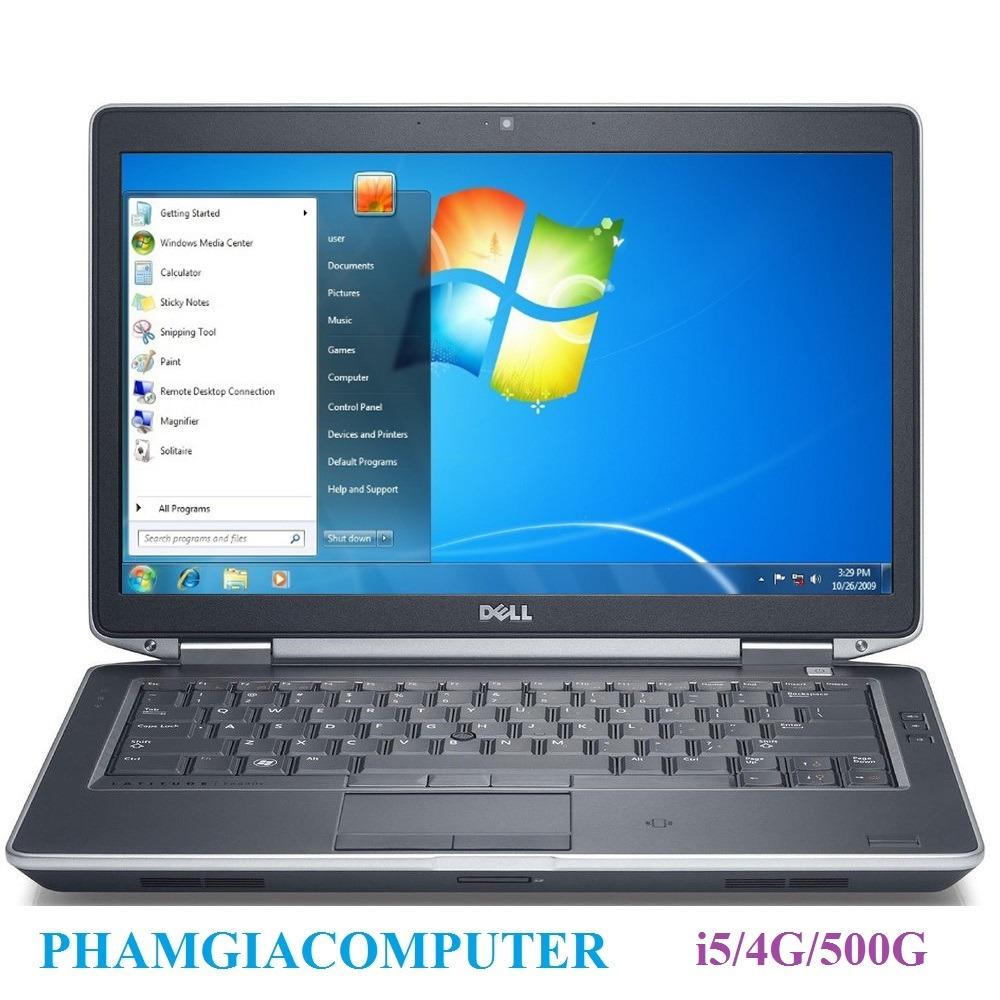 [HCM][Trả góp 0%]Laptop Dell Latitude E6420 Core i5 2520 4x2.50Ghz  4G/500G 14IN - Hàng nhập khẩu-Tặng Balo + chuột wireless