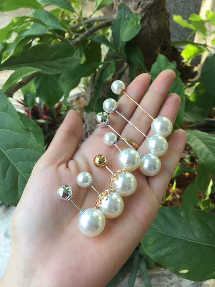 Set 7 khuy cài áo ngọc trai