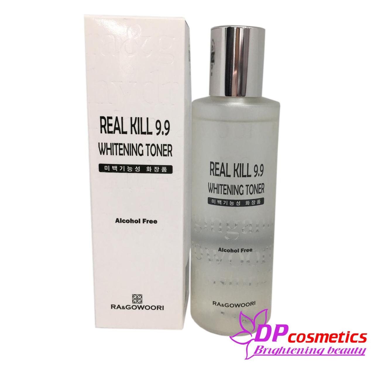 Nước Hoa Hồng Dưỡng Trắng Da Real Kill 9.9 Whitening Toner