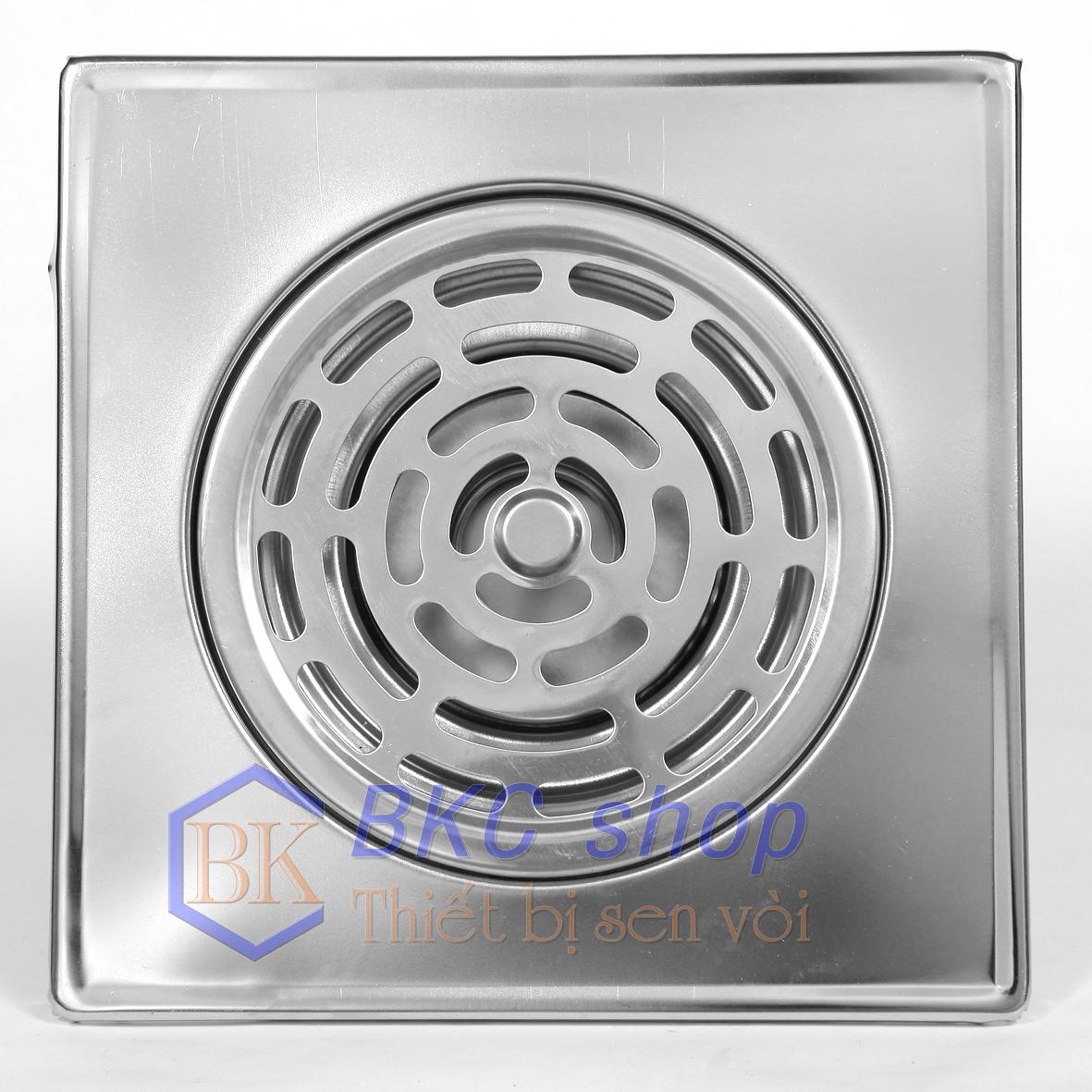 Hộp ga inox chống hôi sanji 20x20 phi 60 hg02