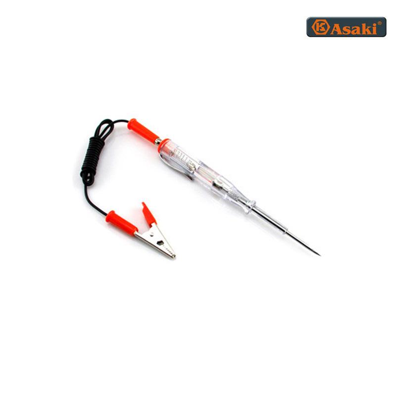 Bút thử điện thử điện 1 chiều DC 6-24 có đèn LED Asaki