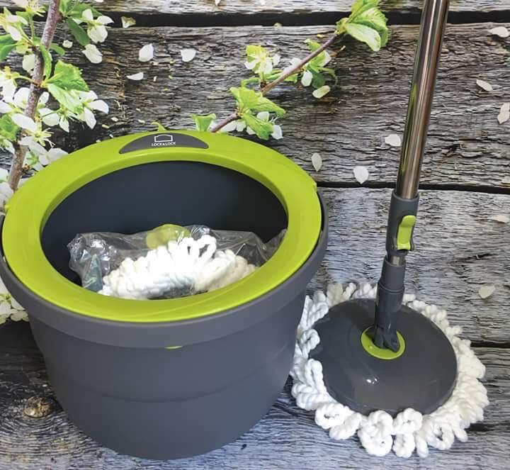 Cây lau nhà mini spin lock&lock emt498