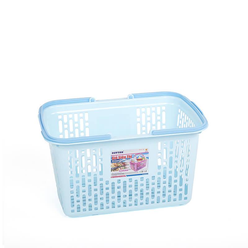 [HCM]Giỏ  nhựa đựng đồ  SIÊU THỊ -45 x 28 x 25 cm