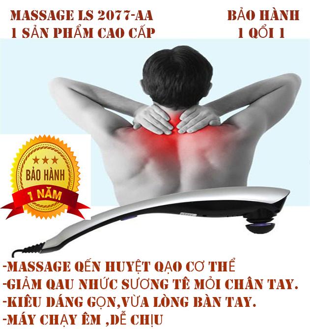 Mát matxa trị liệu giảm đau nhức cầm tay LC-2007AA-loại tốt-Máy mát Xa Cầm Tay, Máy Massage Lưng Vai Gáy Dòng Sản Phẩm Cao Cấp bảo hành 1 đổi 1 tại Ehome