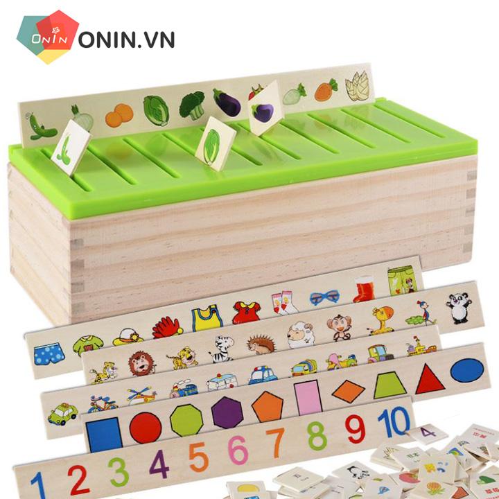 Hộp gỗ thả hình theo chủ đề