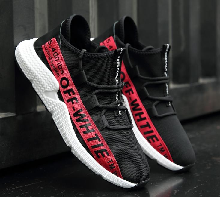 Giày sneaker nam g11 ruy băng off white siều nhẹ, siêu dẻo