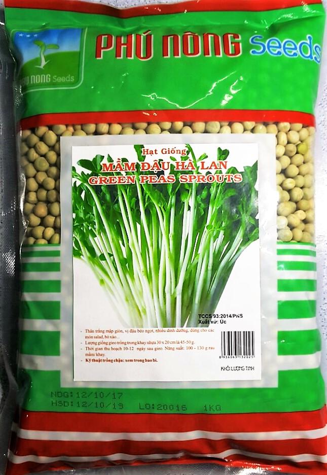 [HCM]Hạt giống Mầm Đậu Hà Lan Úc PN - KLT 1 KG