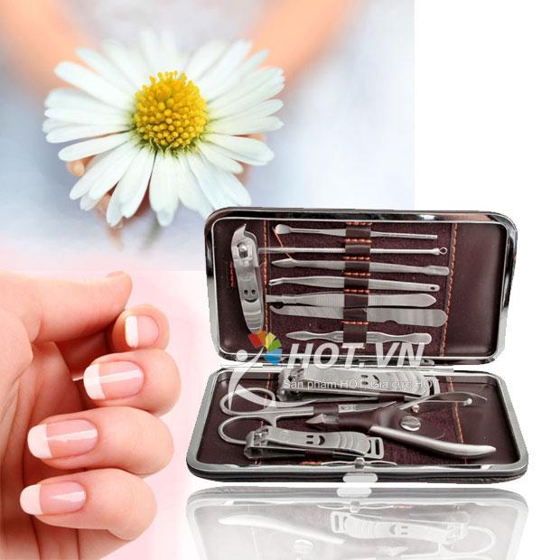 Bộ kìm bấm móng tay 12 món tiện lợi