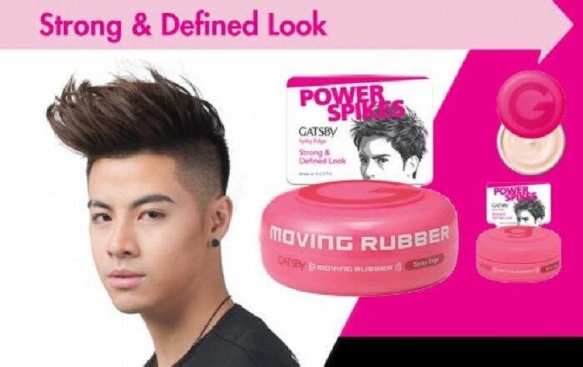 Sáp Vuốt Tóc Gatsby Moving Rubber Nhật hồng