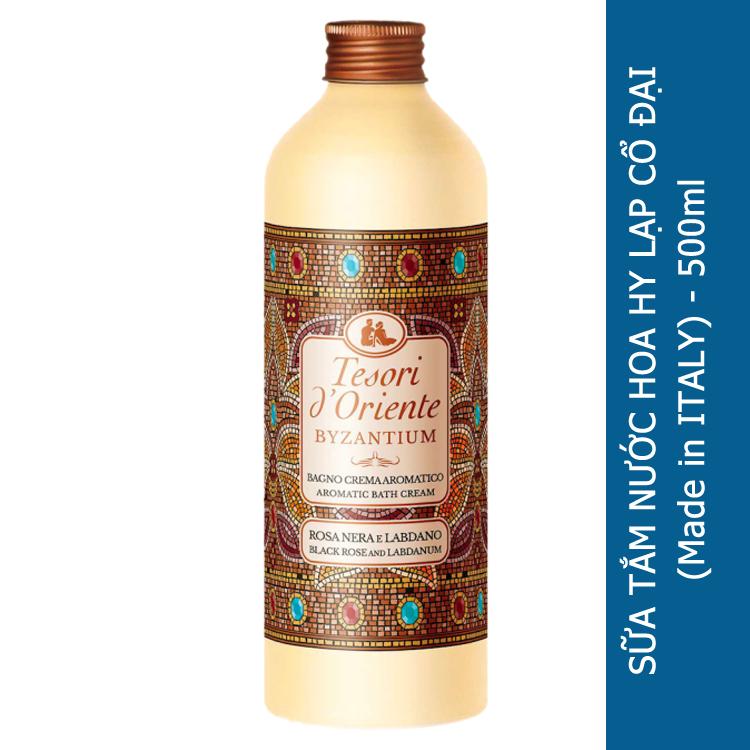 Sữa tắm nước hoa ITALY Tesori D' Oriente Byzantium Hy Lạp Cổ đại 500ml 3 tầng hương thơm Huyền Bí