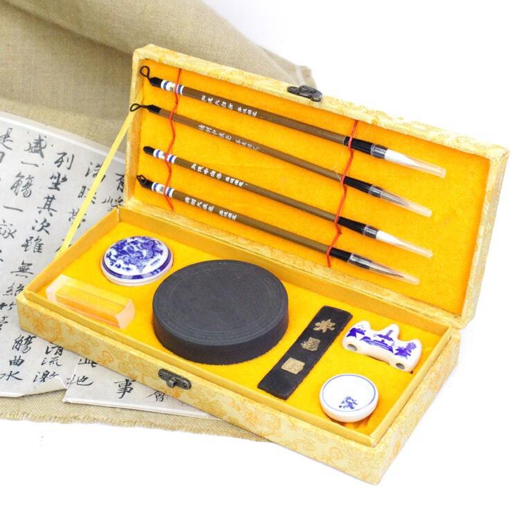 THƯ PHÁP Bộ Sản Phẩm Văn phòng tứ bảo luyện viết thư pháp tiếng trung FULL BỘ