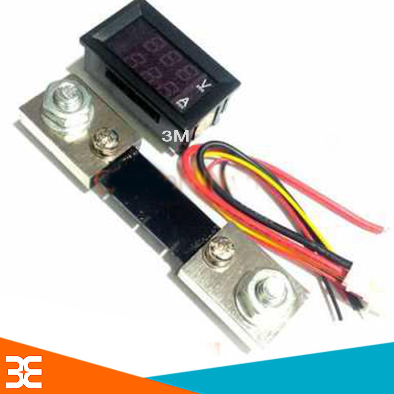 Đồng Hồ Đo Dòng Đo Áp 0-100VDC/100A Có Kèm Trở Shunt
