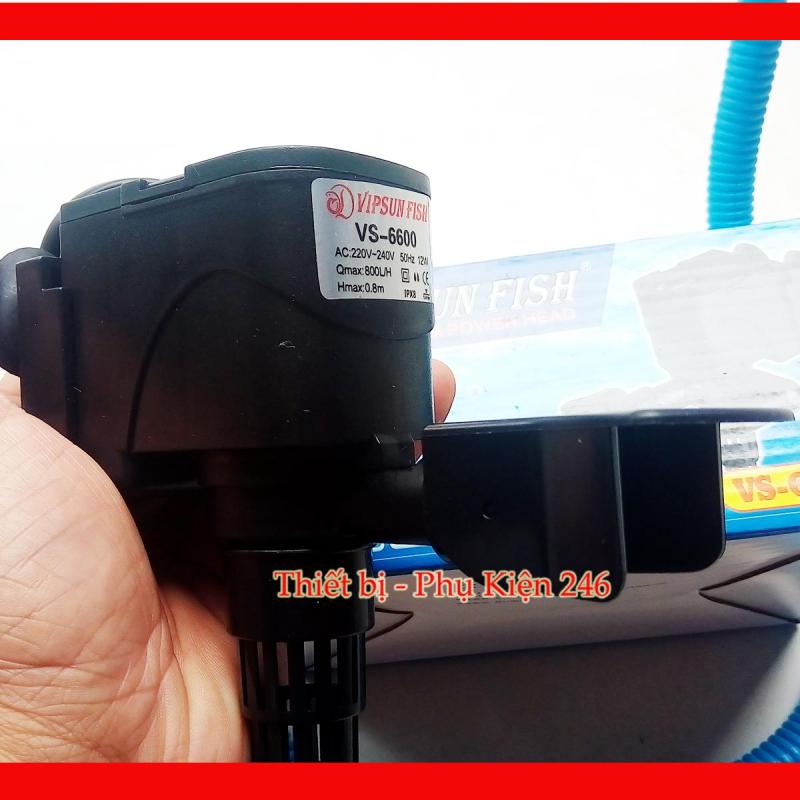 Máy bơm nước VS-6600 hồ cá (Tặng dây máy bơm màu Xanh)