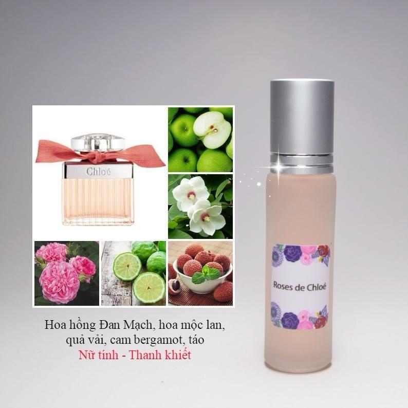 Tinh dầu nước hoa pháp roses de chloe by chloe - cl01w