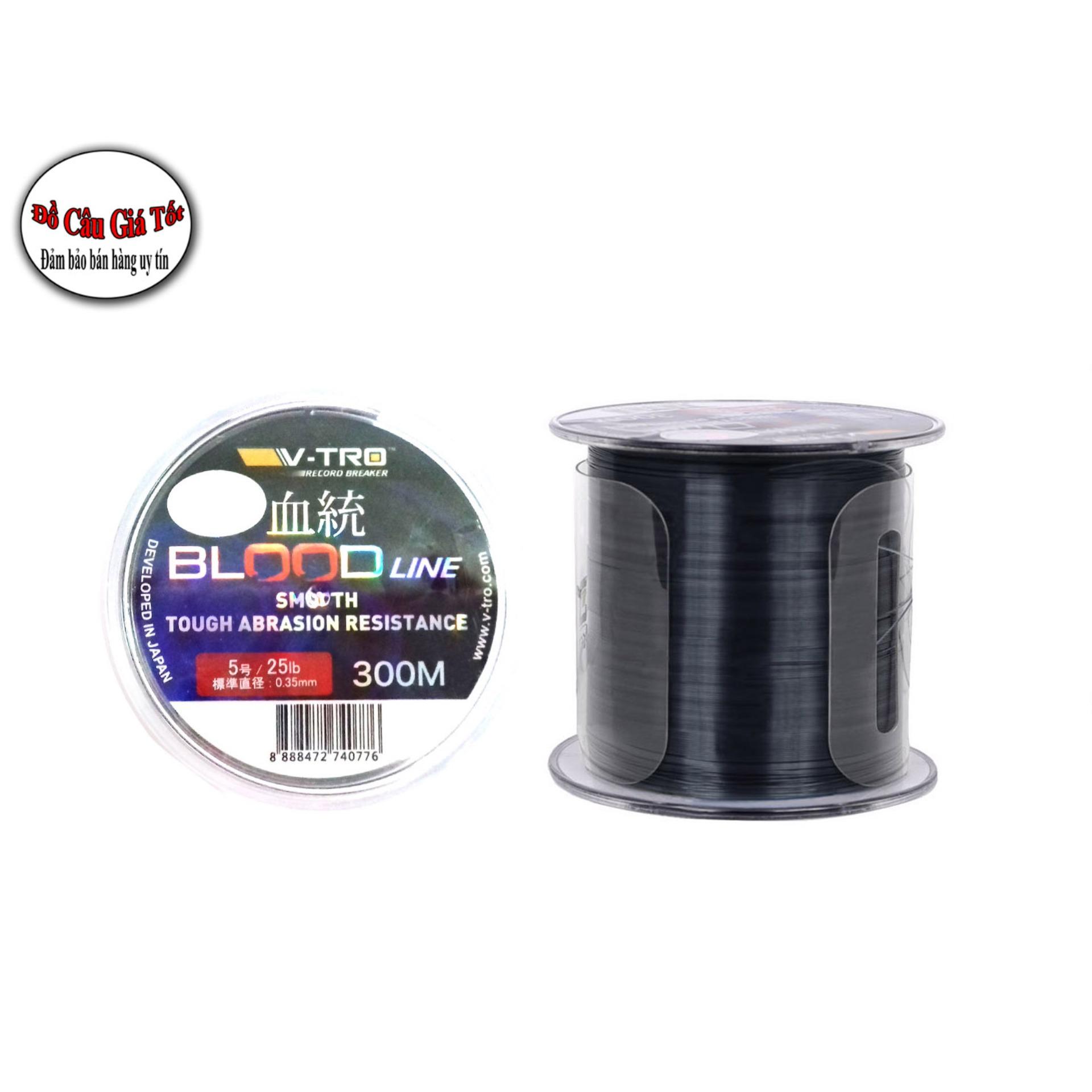 [HCM]Dây cước câu cá Bloodline Thương Hiệu V-Tro Nhật Bản 0.35mm